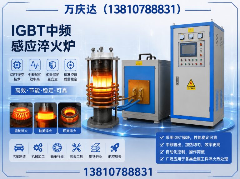 怀柔区IGBT中频感应淬火炉展示图